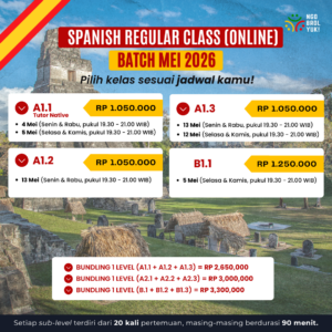 Kelas Reguler Bahasa Spanyol