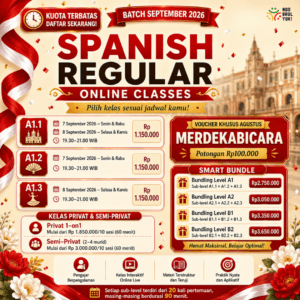 Kelas Reguler Bahasa Spanyol